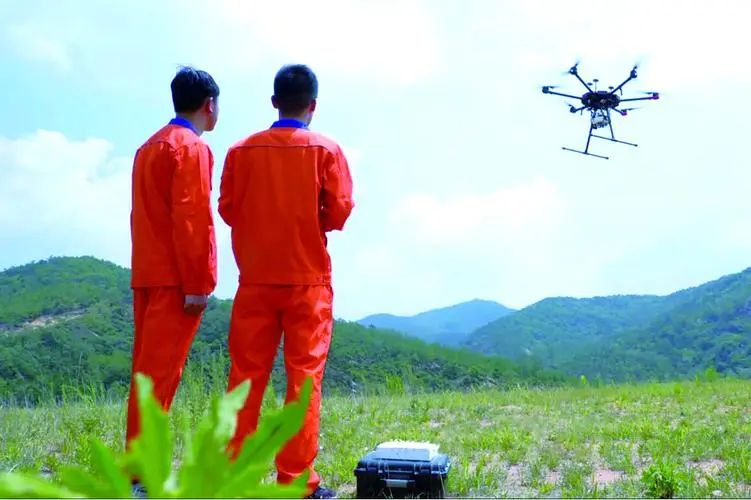 浩口原种场无人机倾斜摄影巡检拍摄